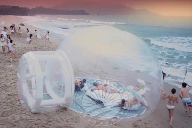 三水充气球形帐篷